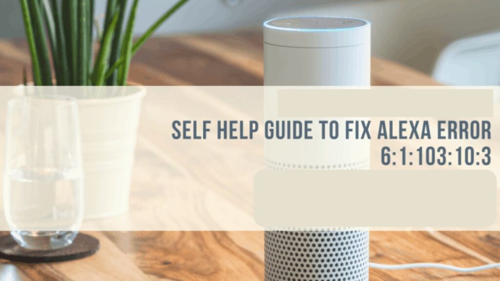 Self Help Guide To Fix Alexa Error 61103103
